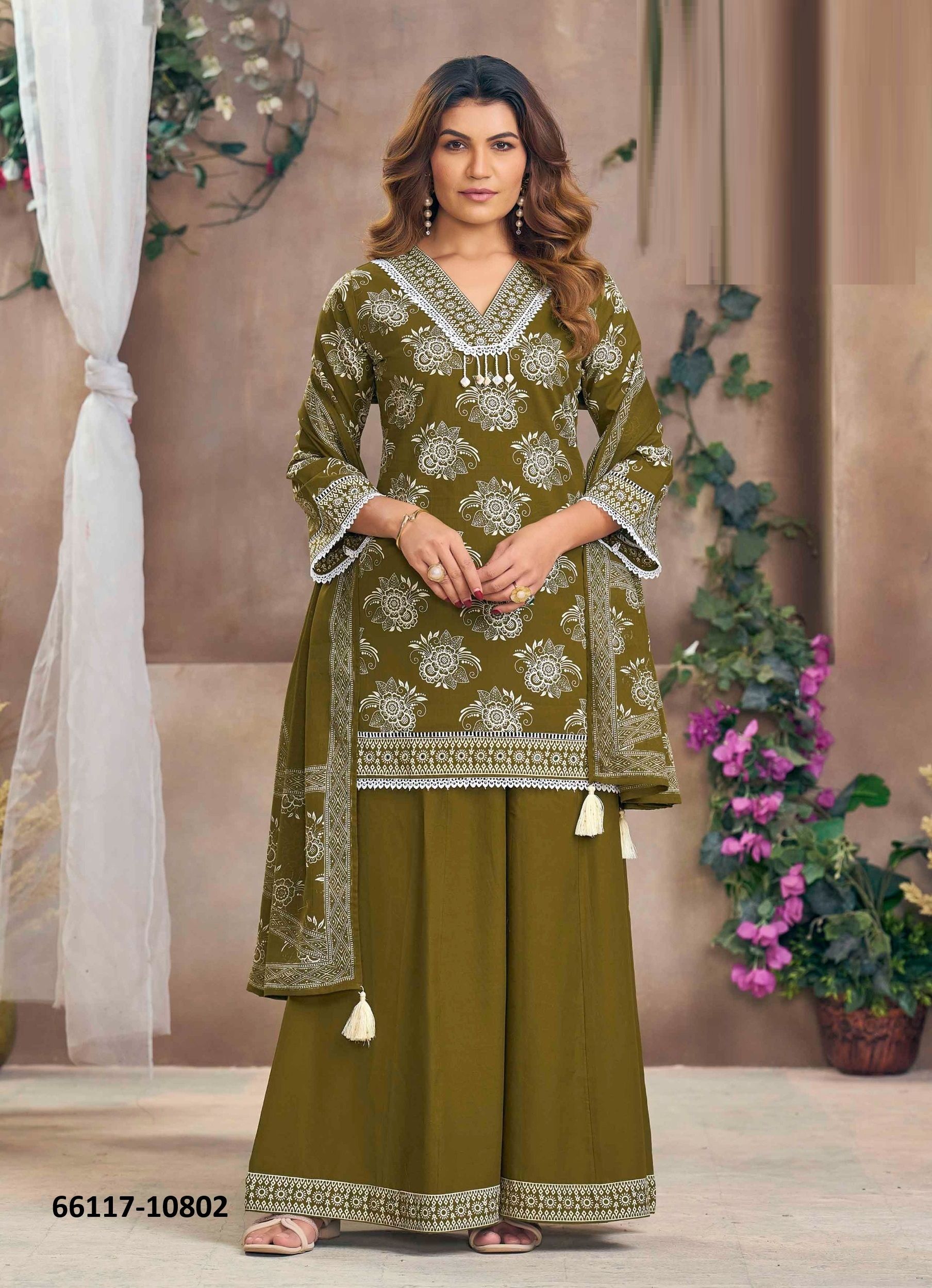 CHAHAT - Catalog # 66117 (Set of 4 Readymade Salwar Suits) CHAHAT - Catalog # 66117 (Set of 4 Readymade Salwar Suits)