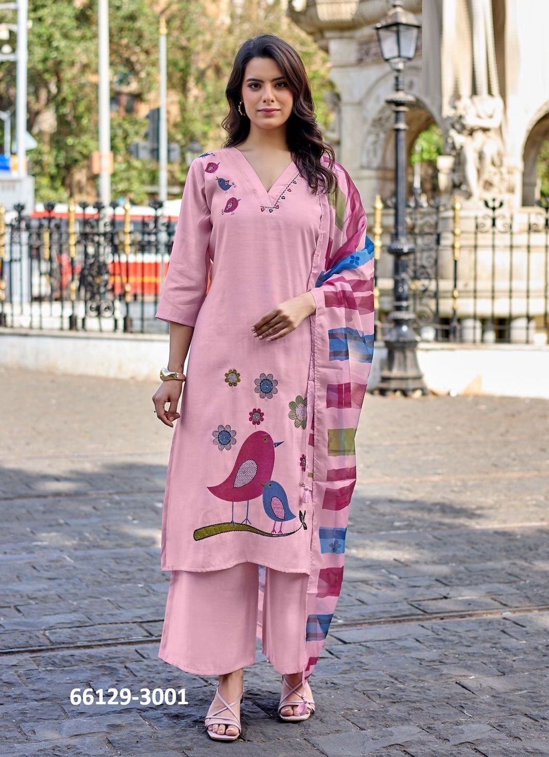 VANSHIKA - Catalog # 66129 (Set of 6 Readymade Salwar Suits) VANSHIKA - Catalog # 66129 (Set of 6 Readymade Salwar Suits)