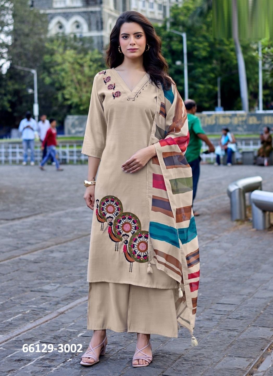 VANSHIKA - Catalog # 66129 (Set of 6 Readymade Salwar Suits) VANSHIKA - Catalog # 66129 (Set of 6 Readymade Salwar Suits)