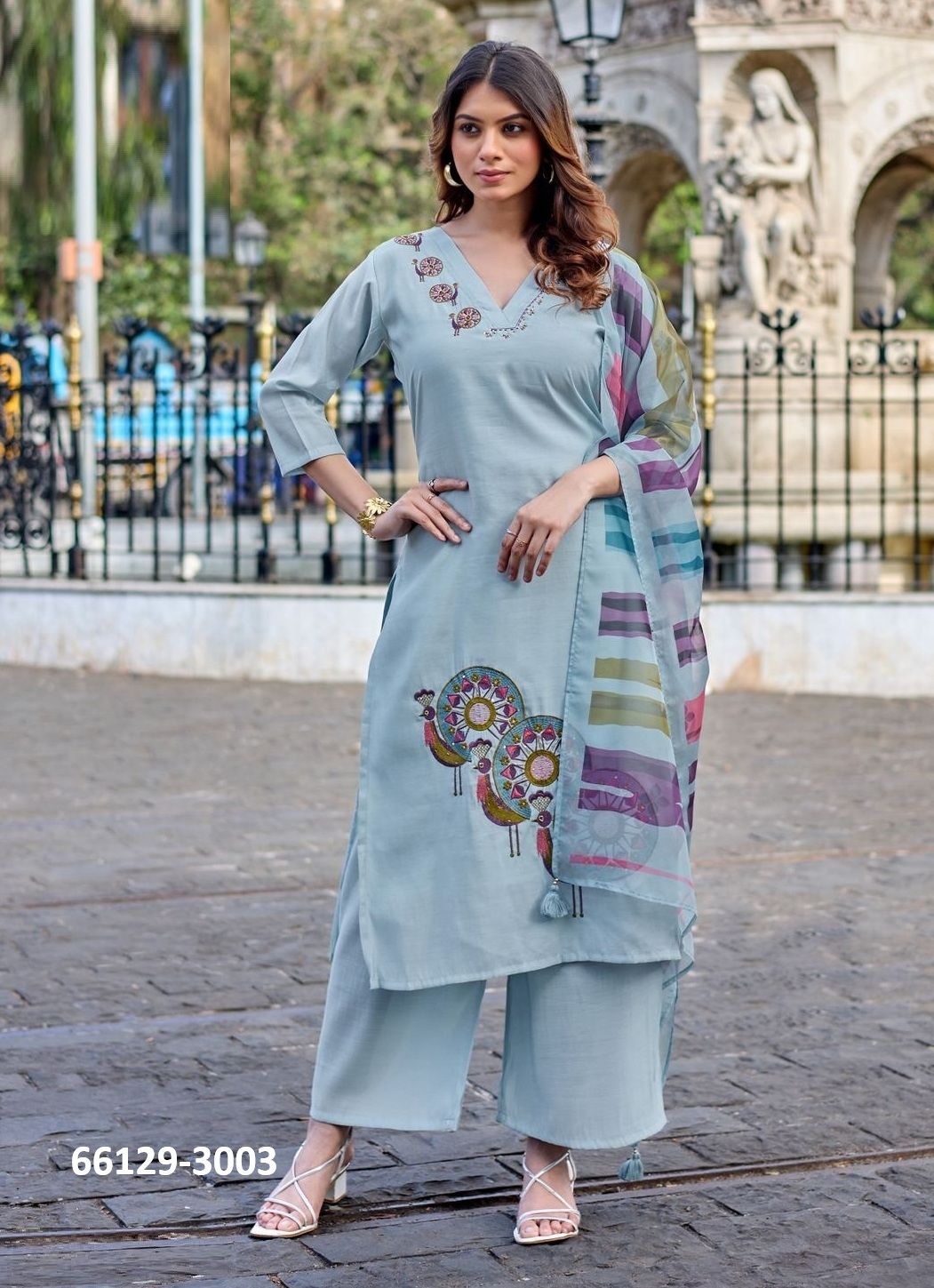 VANSHIKA - Catalog # 66129 (Set of 6 Readymade Salwar Suits) VANSHIKA - Catalog # 66129 (Set of 6 Readymade Salwar Suits)
