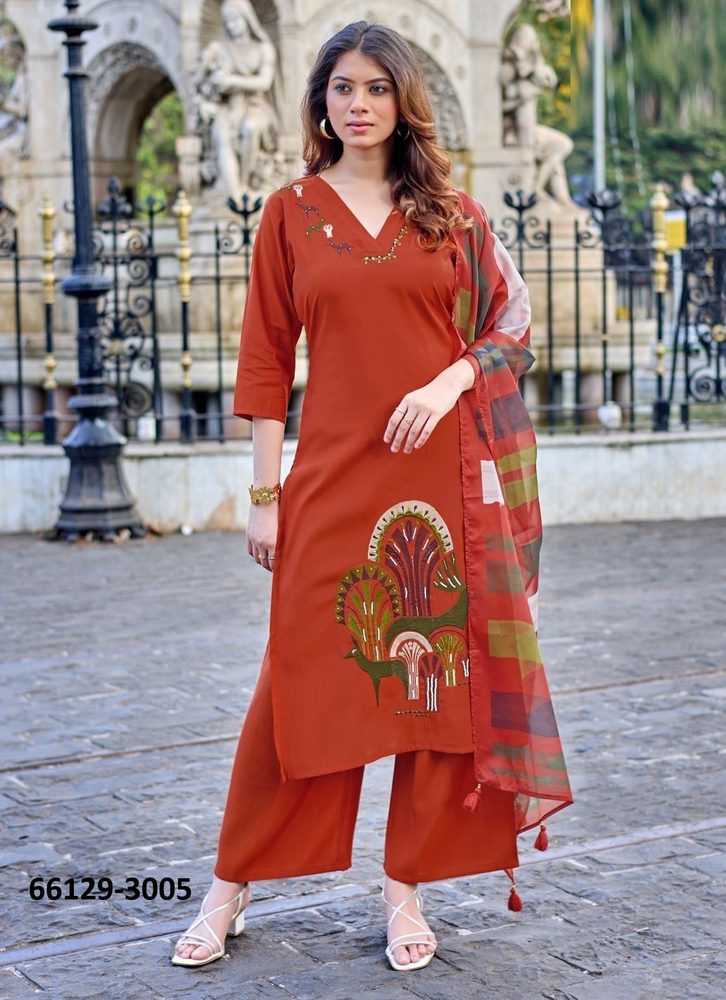 VANSHIKA - Catalog # 66129 (Set of 6 Readymade Salwar Suits) VANSHIKA - Catalog # 66129 (Set of 6 Readymade Salwar Suits)