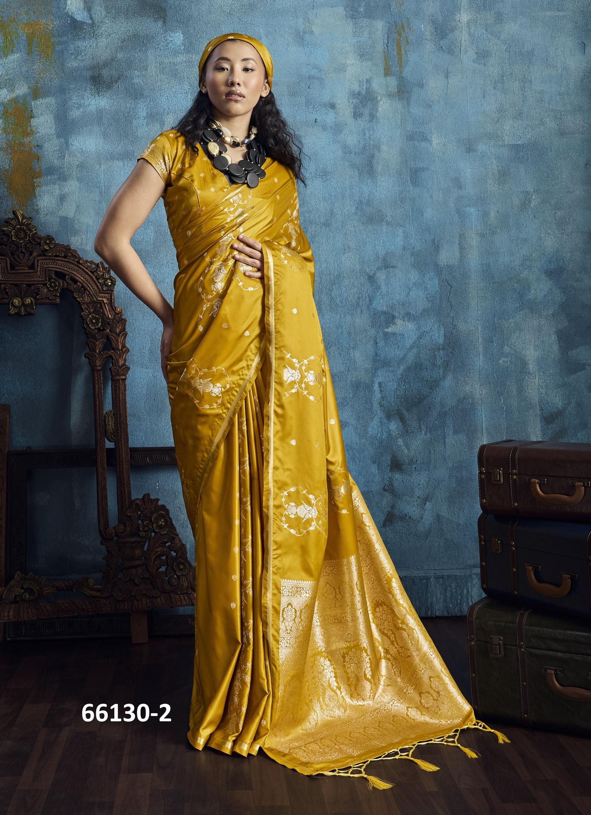 KANTHKALA SAPPHIRE - Catalog # 66130 (Set of 6 Sarees) KANTHKALA SAPPHIRE - Catalog # 66130 (Set of 6 Sarees)