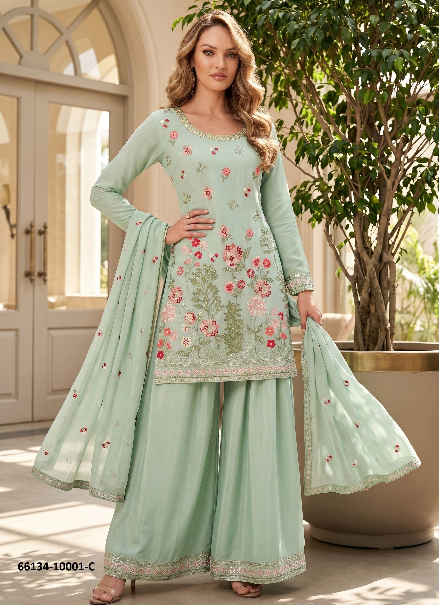 TITALI - Catalog # 66134 (Set of 4 Readymade Salwar Suits) TITALI - Catalog # 66134 (Set of 4 Readymade Salwar Suits)
