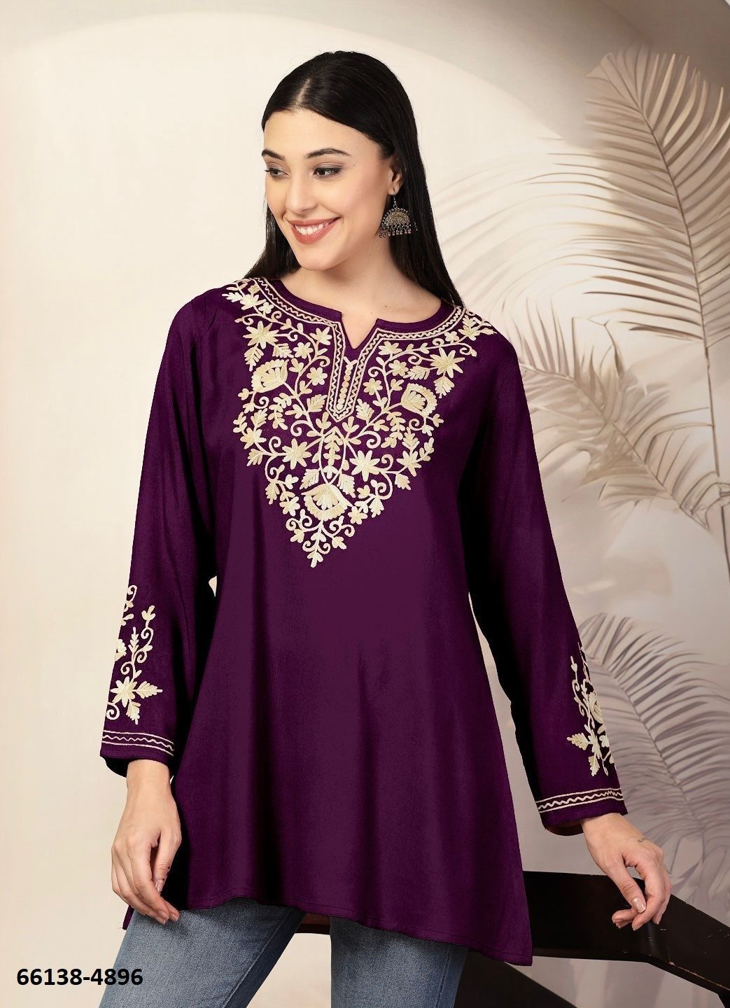 ADAA - Catalog # 66138 (Set of 4 Readymade Women's Kurtis / Tops) ADAA - Catalog # 66138 (Set of 4 Readymade Women's Kurtis / Tops)