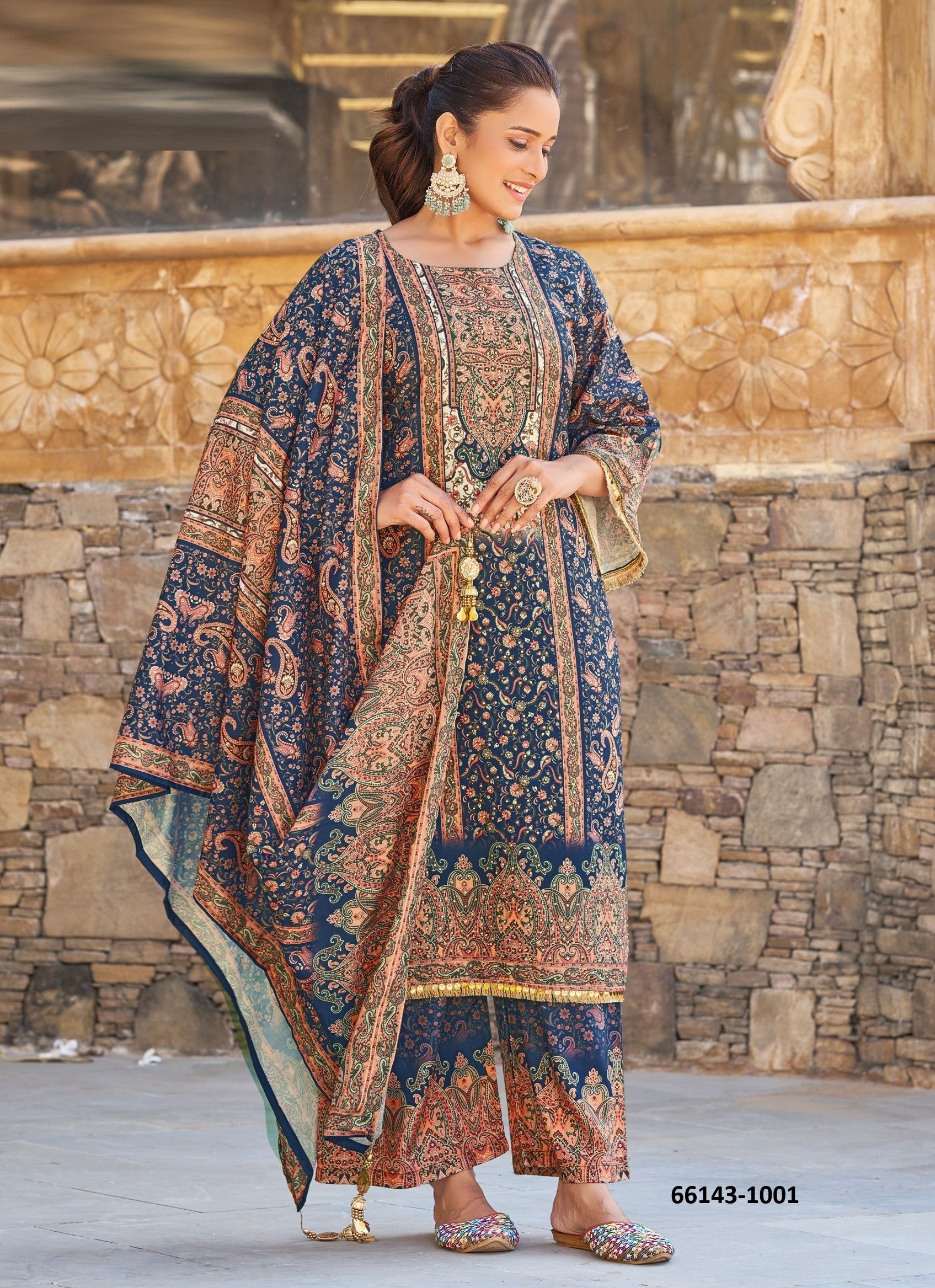 BEGUM - Catalog # 66143 (Set of 4 Readymade Salwar Suits) BEGUM - Catalog # 66143 (Set of 4 Readymade Salwar Suits)