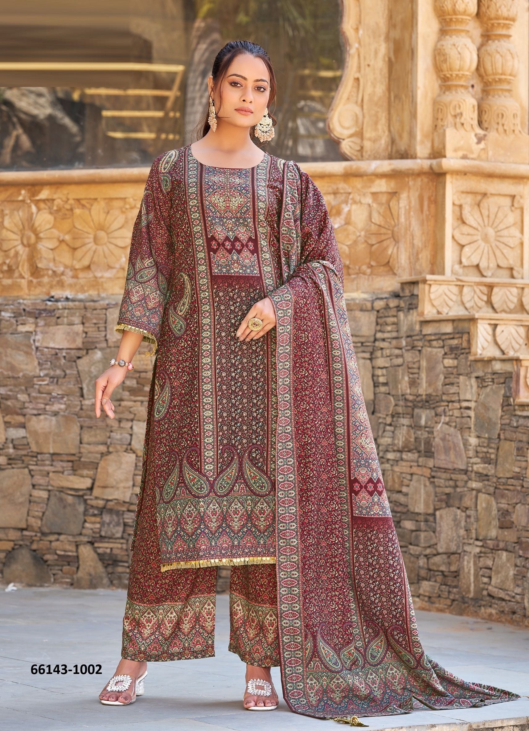 BEGUM - Catalog # 66143 (Set of 4 Readymade Salwar Suits) BEGUM - Catalog # 66143 (Set of 4 Readymade Salwar Suits)