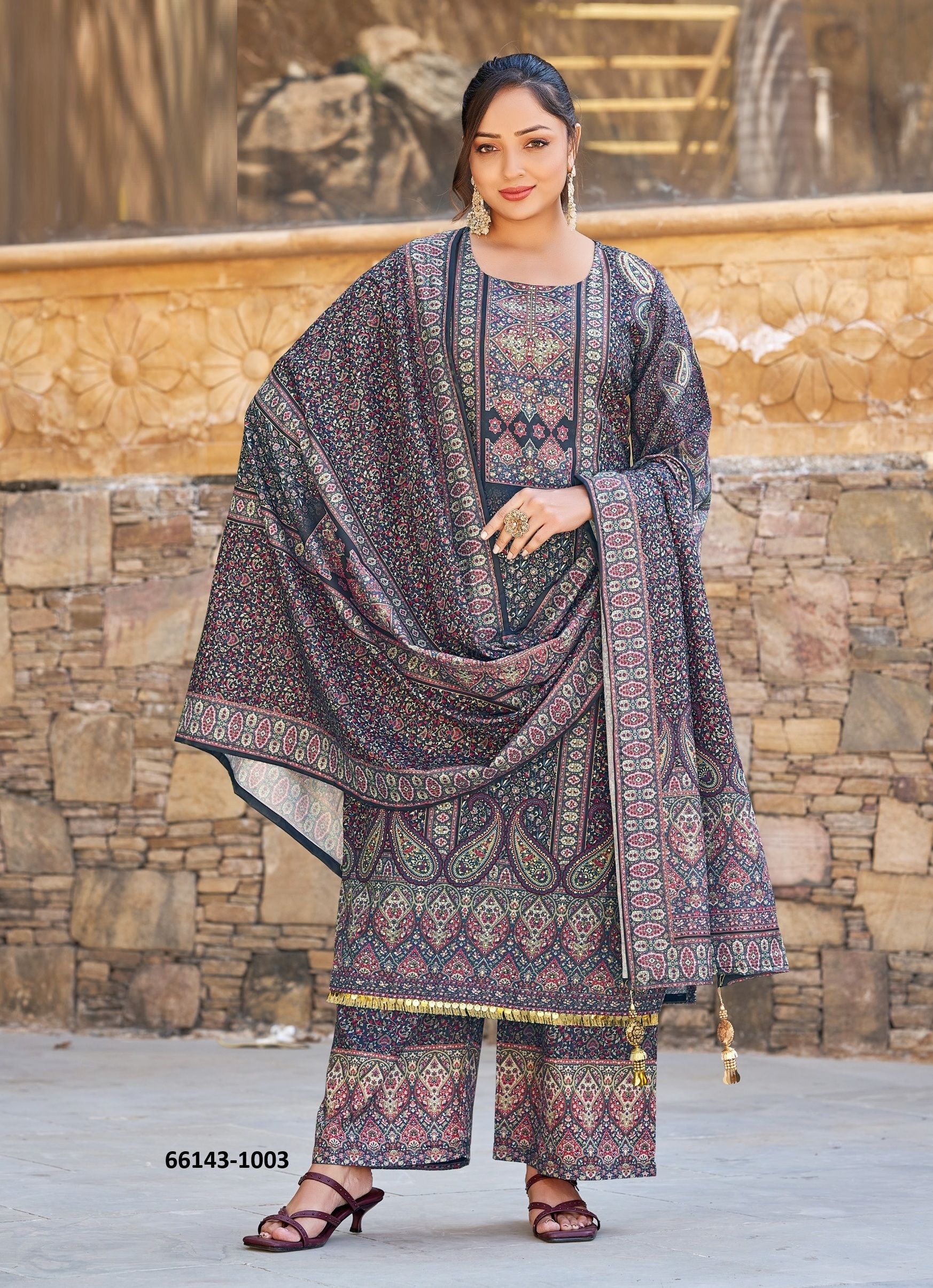 BEGUM - Catalog # 66143 (Set of 4 Readymade Salwar Suits) BEGUM - Catalog # 66143 (Set of 4 Readymade Salwar Suits)