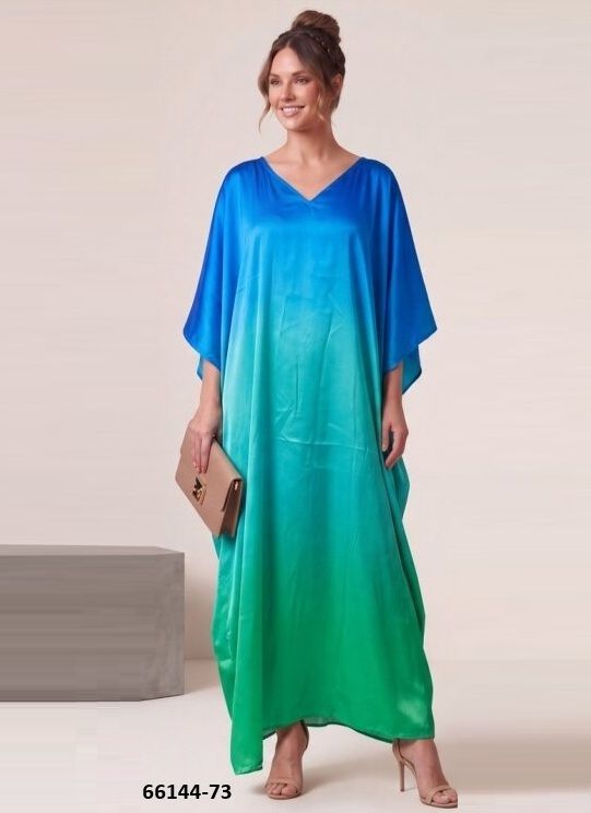 SATIN BREEZE 10 - Catalog # 66144 (Set of 8 Kaftans / Ponchos) SATIN BREEZE 10 - Catalog # 66144 (Set of 8 Kaftans / Ponchos)