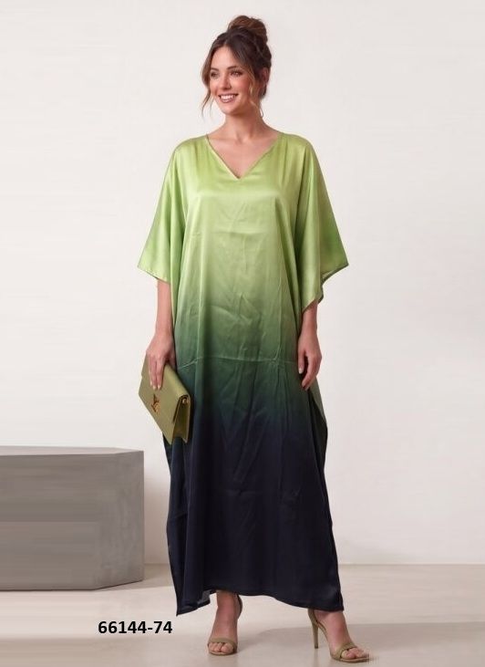 SATIN BREEZE 10 - Catalog # 66144 (Set of 8 Kaftans / Ponchos) SATIN BREEZE 10 - Catalog # 66144 (Set of 8 Kaftans / Ponchos)