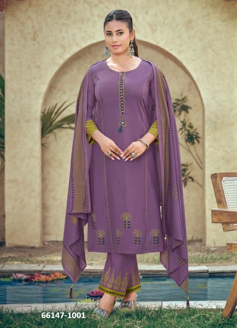 KANIKA - Catalog # 66147 (Set of 6 Readymade Salwar Suits) KANIKA - Catalog # 66147 (Set of 6 Readymade Salwar Suits)