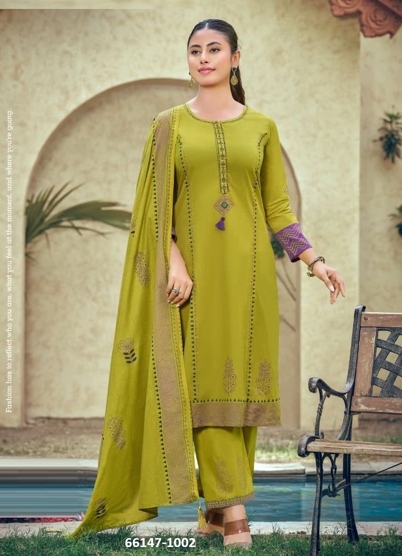 KANIKA - Catalog # 66147 (Set of 6 Readymade Salwar Suits) KANIKA - Catalog # 66147 (Set of 6 Readymade Salwar Suits)