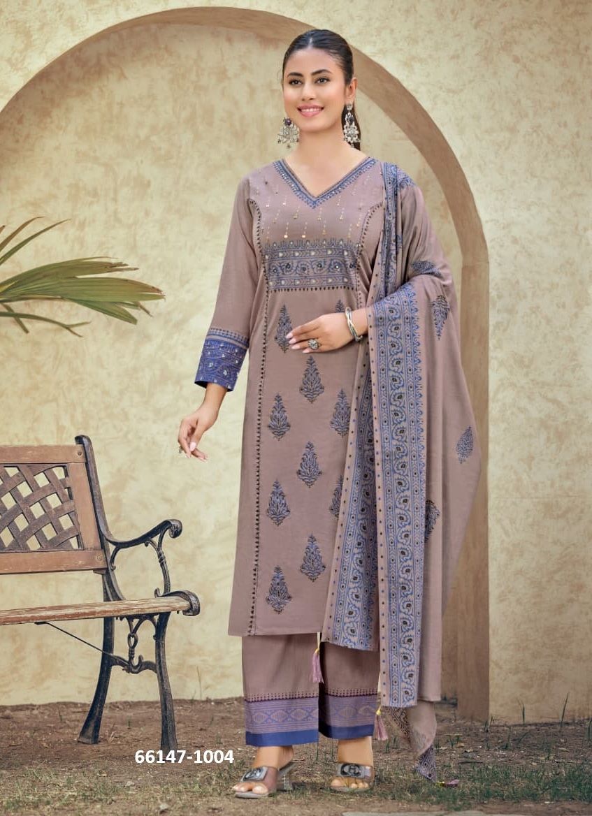 KANIKA - Catalog # 66147 (Set of 6 Readymade Salwar Suits) KANIKA - Catalog # 66147 (Set of 6 Readymade Salwar Suits)