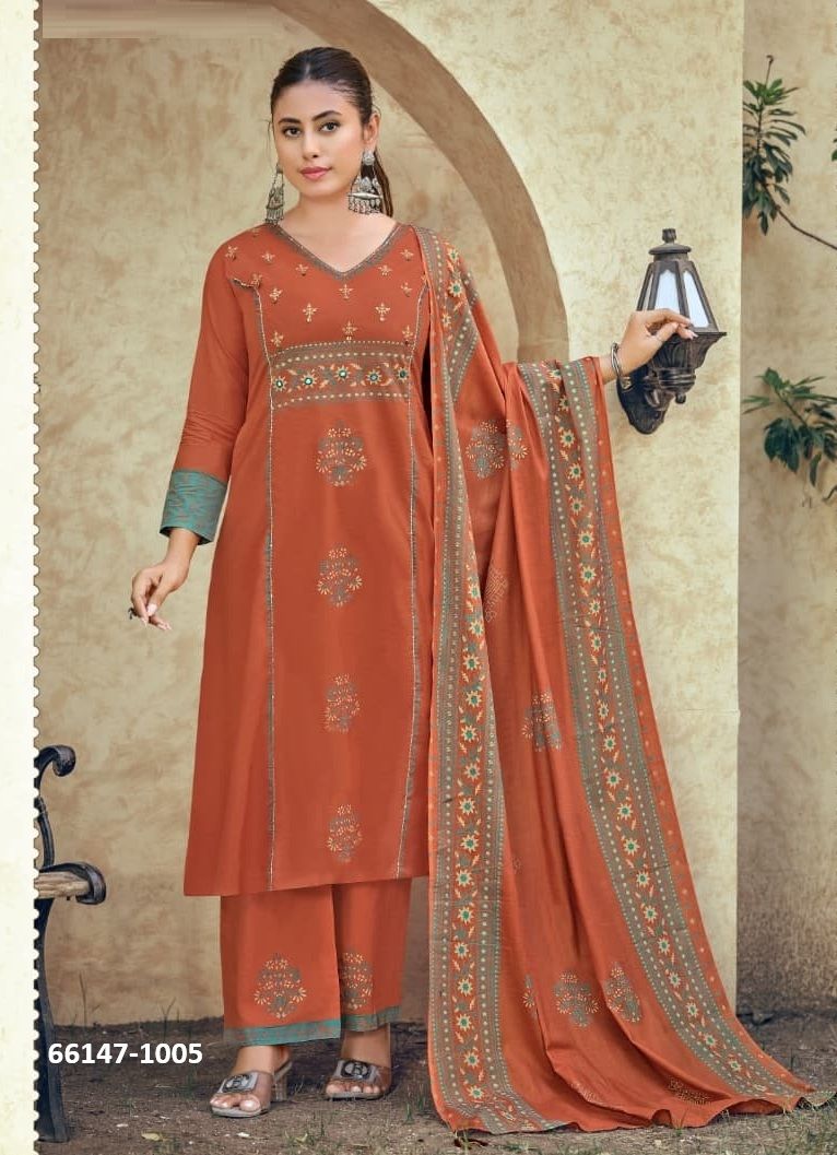 KANIKA - Catalog # 66147 (Set of 6 Readymade Salwar Suits) KANIKA - Catalog # 66147 (Set of 6 Readymade Salwar Suits)