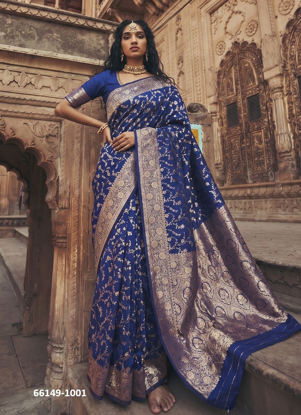 MANDAKINI - Catalog # 66149 (Set of 6 Sarees) MANDAKINI - Catalog # 66149 (Set of 6 Sarees)
