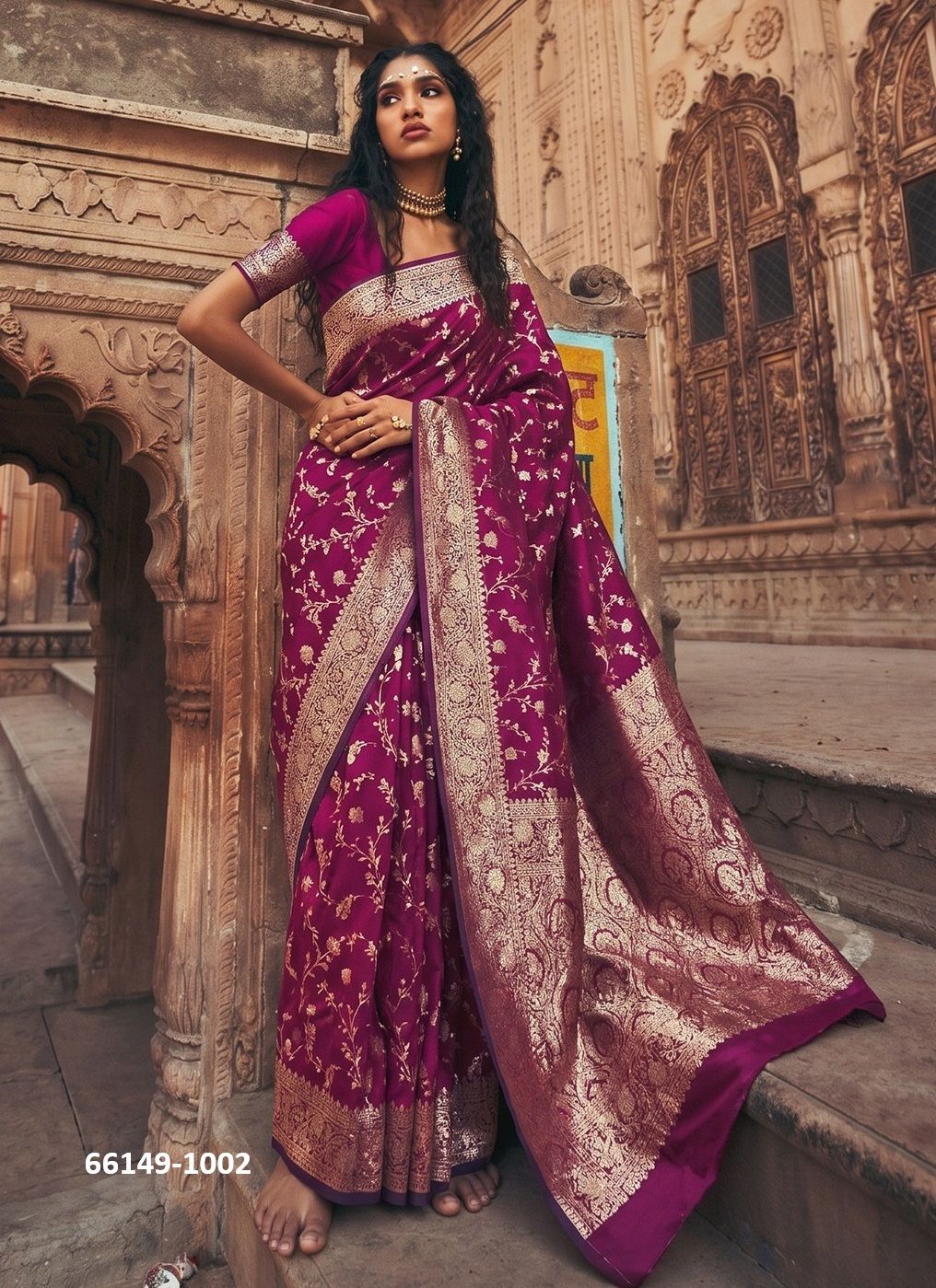 MANDAKINI - Catalog # 66149 (Set of 6 Sarees) MANDAKINI - Catalog # 66149 (Set of 6 Sarees)
