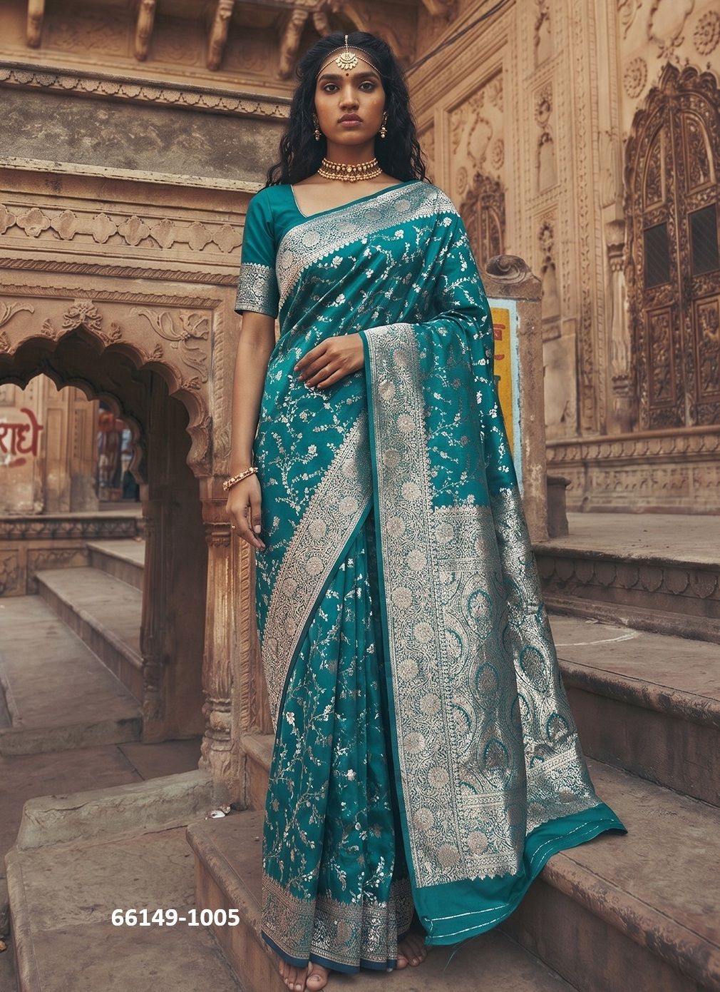 MANDAKINI - Catalog # 66149 (Set of 6 Sarees) MANDAKINI - Catalog # 66149 (Set of 6 Sarees)
