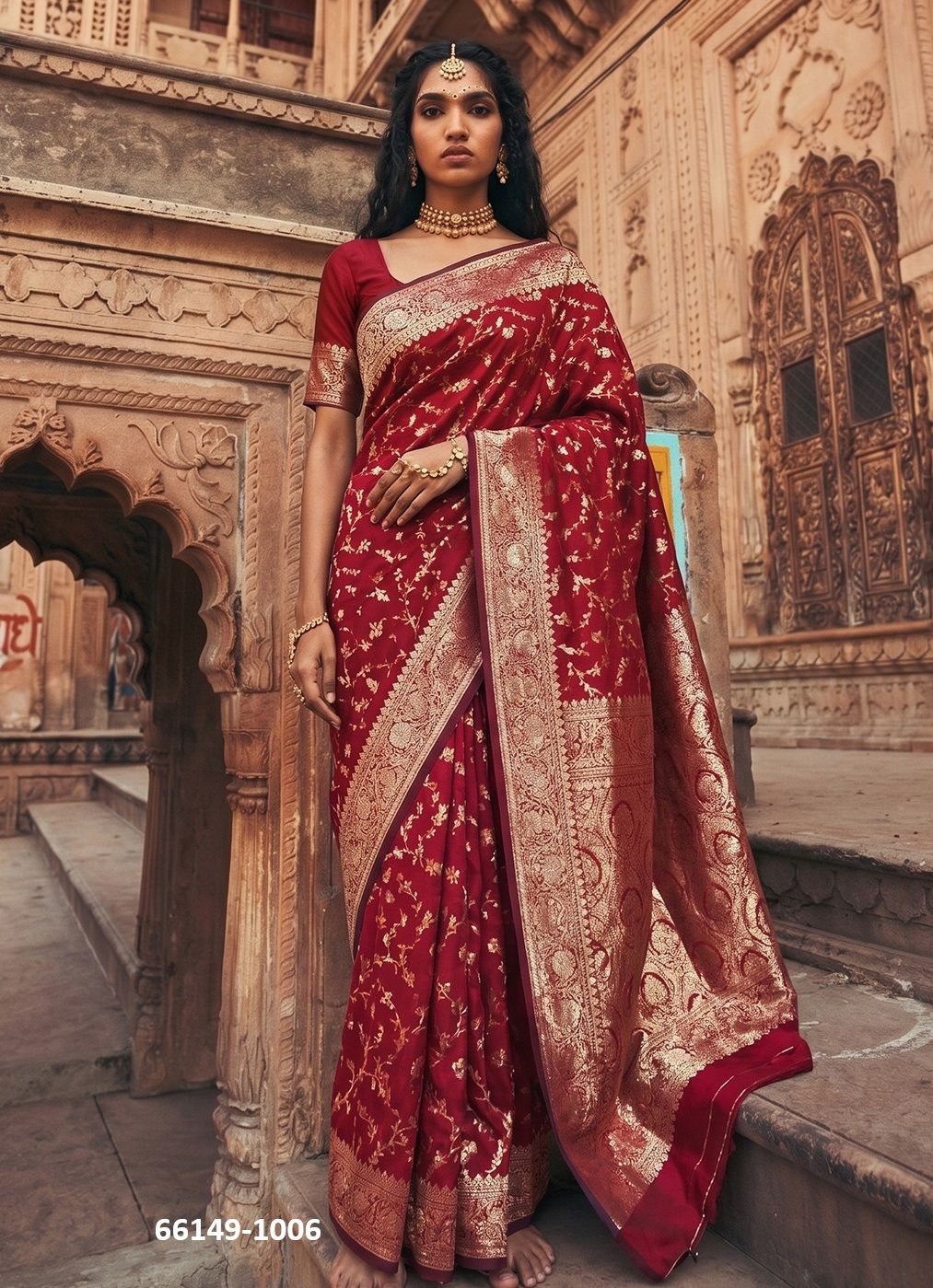 MANDAKINI - Catalog # 66149 (Set of 6 Sarees) MANDAKINI - Catalog # 66149 (Set of 6 Sarees)