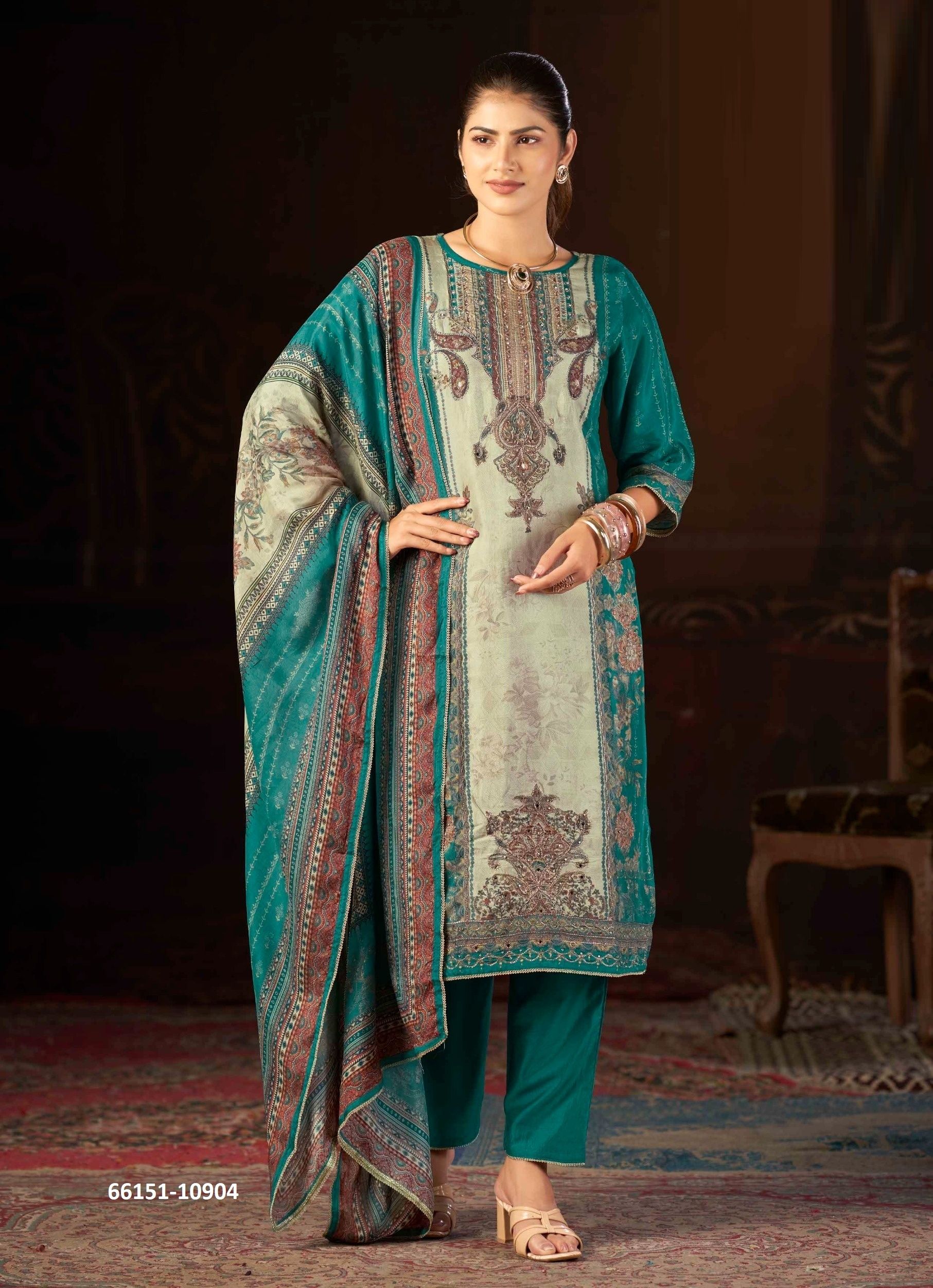 SVETA - Catalog # 66151 (Set of 4 Readymade Salwar Suits) SVETA - Catalog # 66151 (Set of 4 Readymade Salwar Suits)