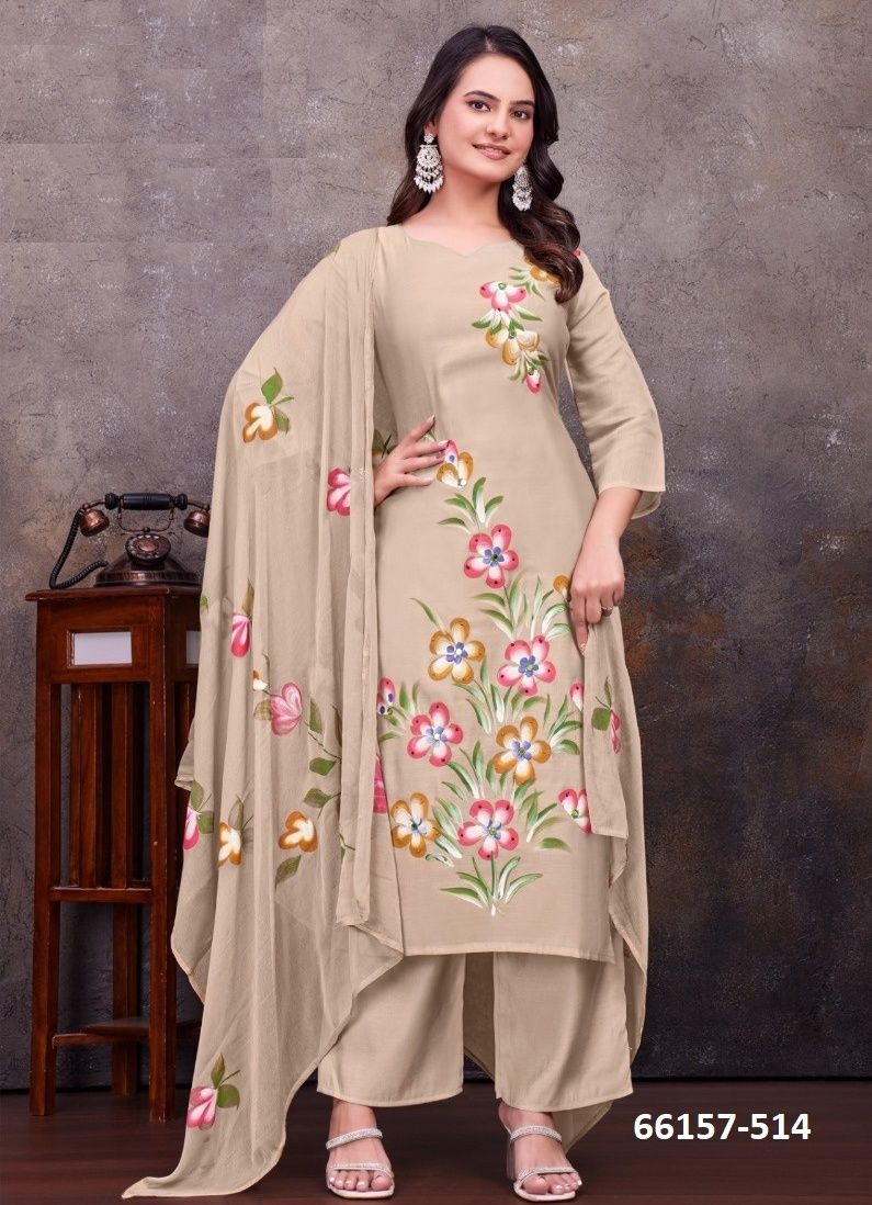 CORBY BLUSH - Catalog # 66157 (Set of 4 SIZE-SETS [Readymade Salwar Suits])