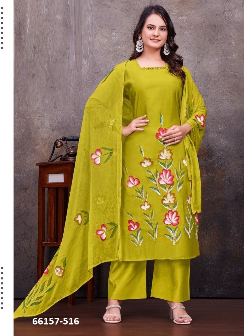 CORBY BLUSH - Catalog # 66157 (Set of 4 SIZE-SETS [Readymade Salwar Suits])
