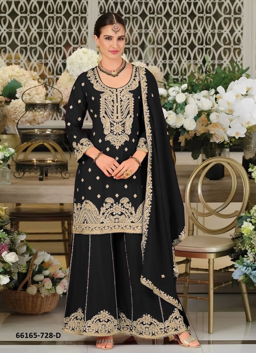 SERIES 728 - Catalog # 66165 (Set of 4 Readymade Salwar Suits) SERIES 728 - Catalog # 66165 (Set of 4 Readymade Salwar Suits)