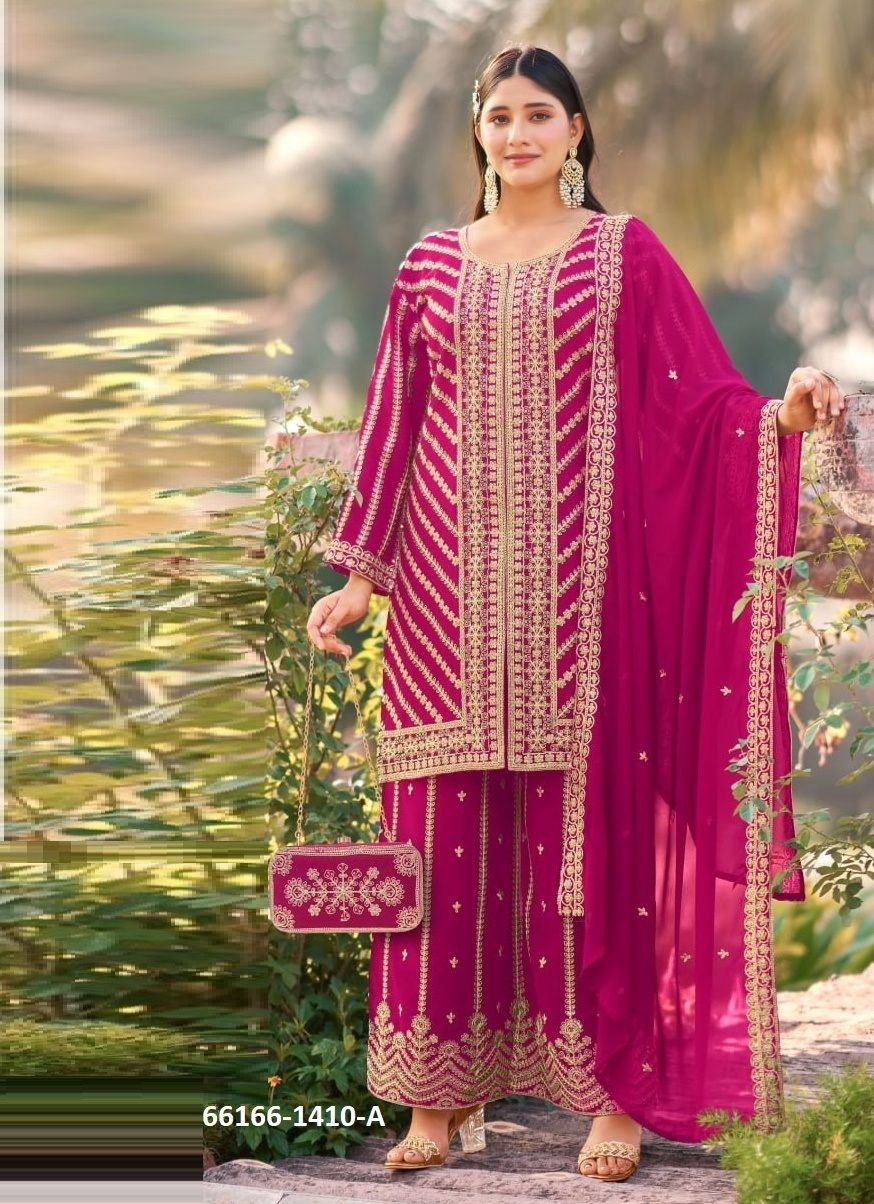 SERIES 1410 - Catalog # 66166 (Set of 4 Readymade Salwar Suits) SERIES 1410 - Catalog # 66166 (Set of 4 Readymade Salwar Suits)