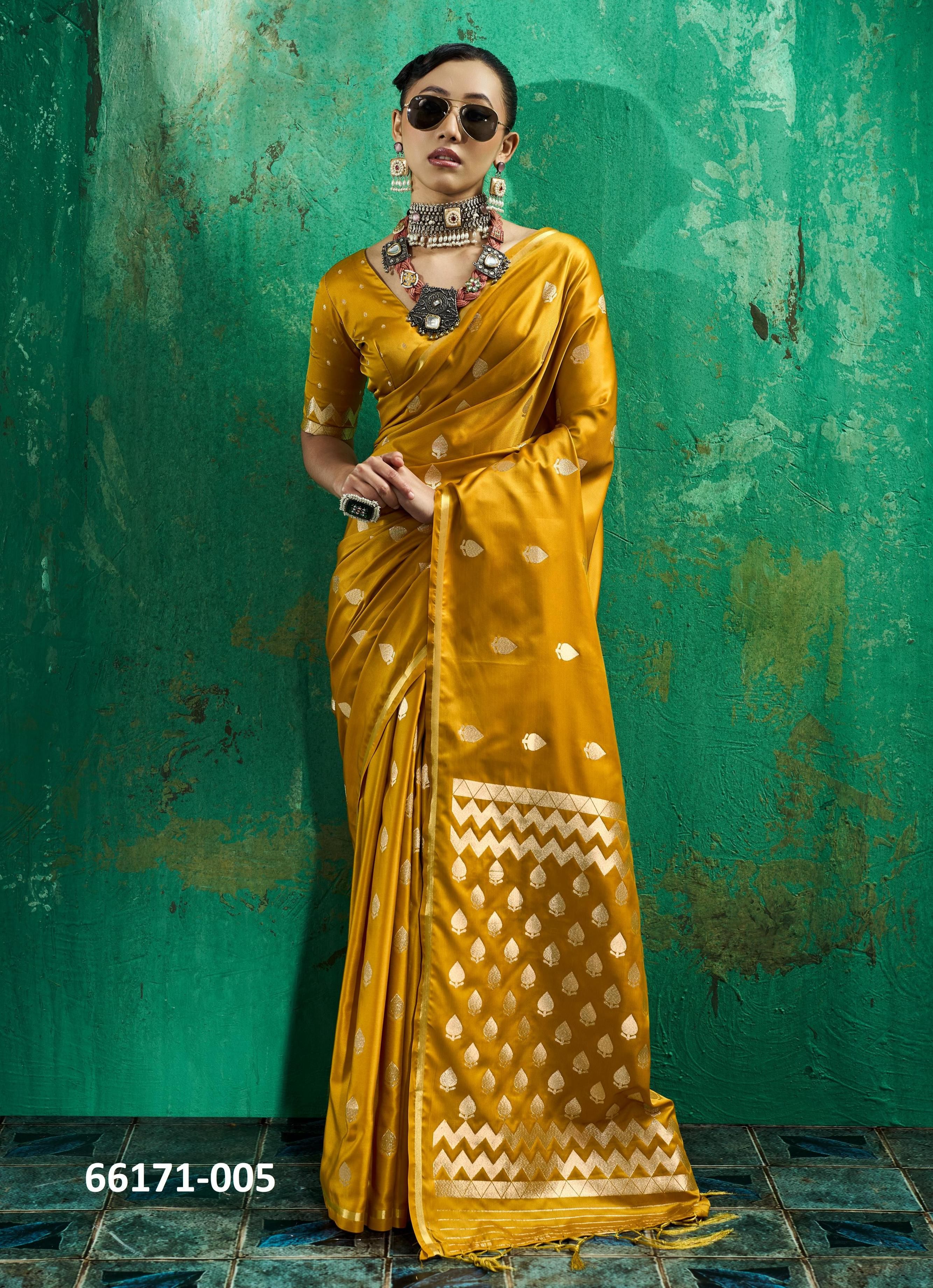 KANTHKALA EMERALD - Catalog # 66171 (Set of 6 Sarees) KANTHKALA EMERALD - Catalog # 66171 (Set of 6 Sarees)