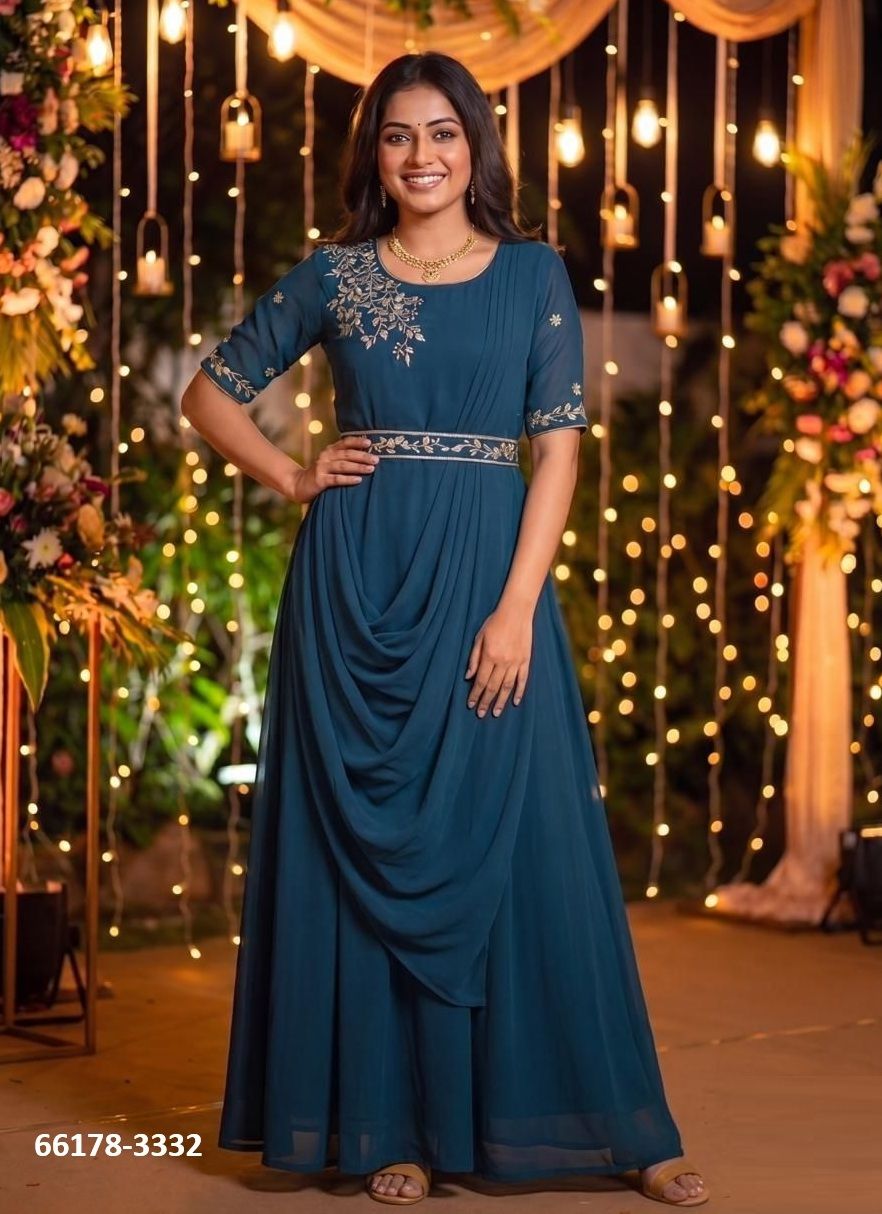 NAYRA - Catalog # 66178 (Set of 6 Readymade Gowns)