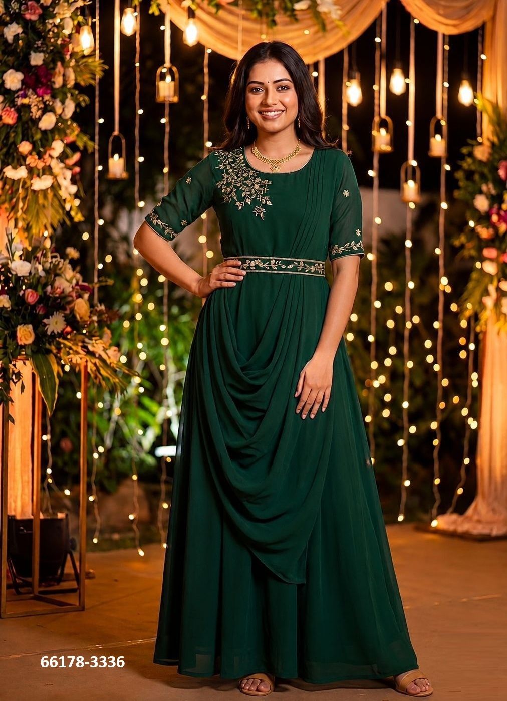 NAYRA - Catalog # 66178 (Set of 6 Readymade Gowns)