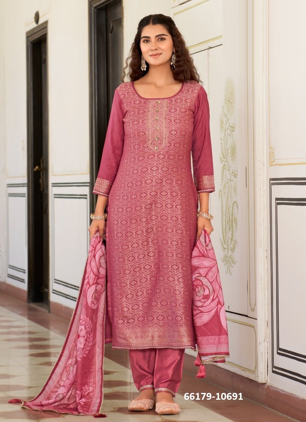 VEDANCHI - Catalog # 66179 (Set of 4 Readymade Salwar Suits) VEDANCHI - Catalog # 66179 (Set of 4 Readymade Salwar Suits)