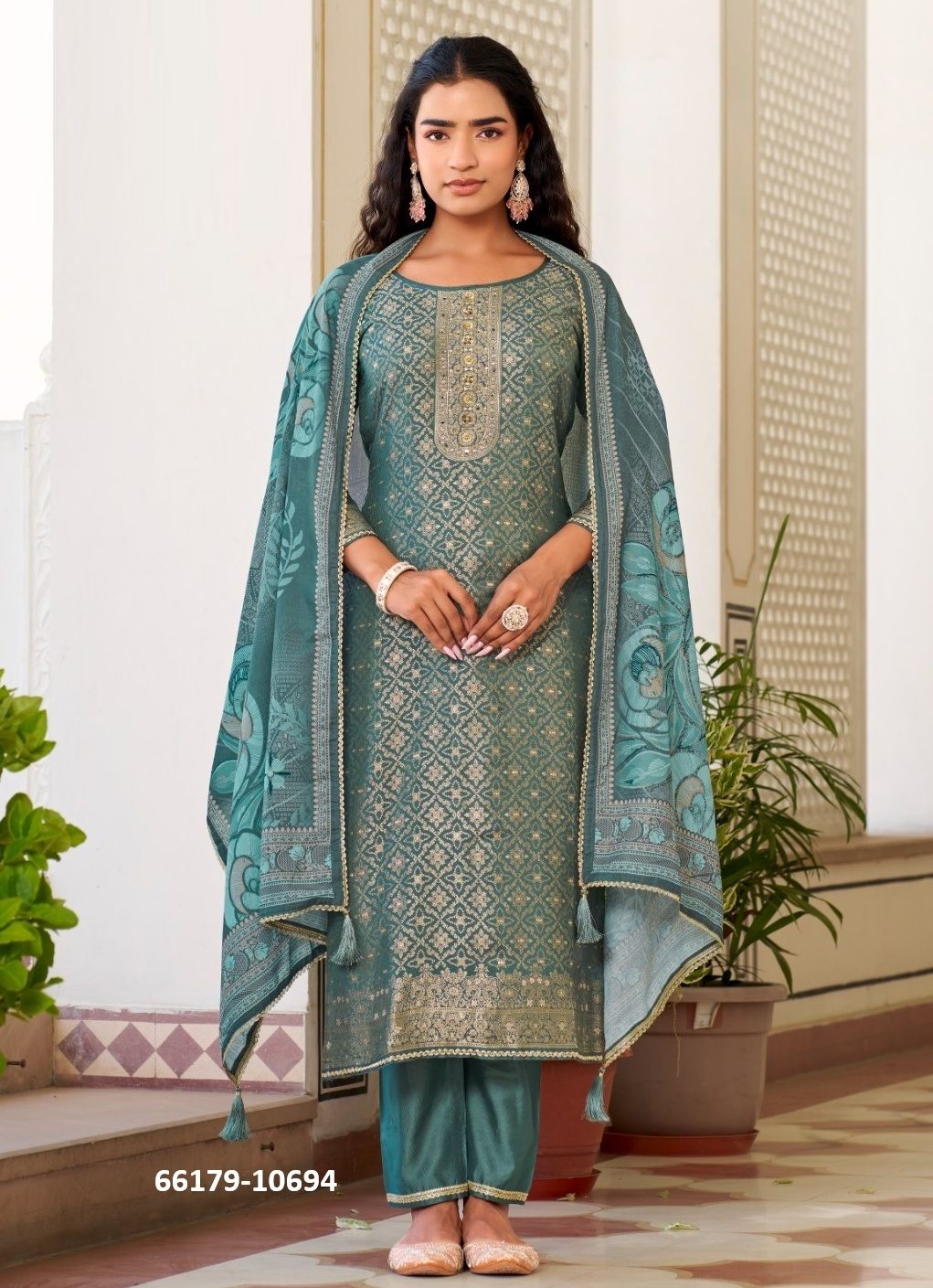 VEDANCHI - Catalog # 66179 (Set of 4 Readymade Salwar Suits) VEDANCHI - Catalog # 66179 (Set of 4 Readymade Salwar Suits)