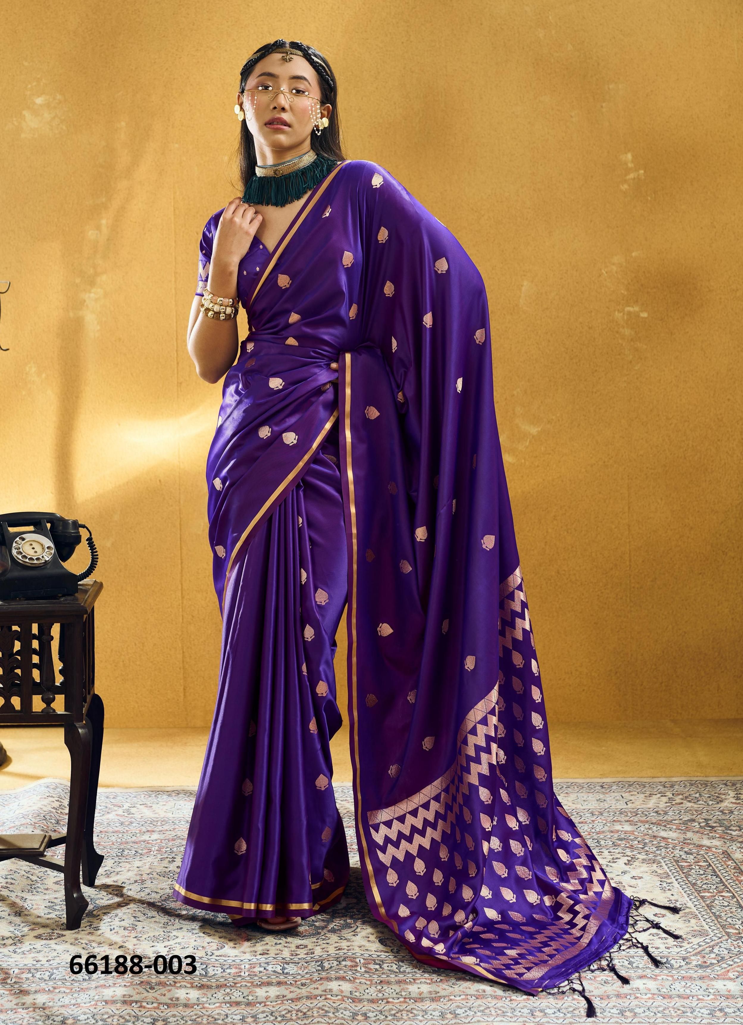 KANTHKALA PEARL - Catalog # 66188 (Set of 6 Sarees) KANTHKALA PEARL - Catalog # 66188 (Set of 6 Sarees)
