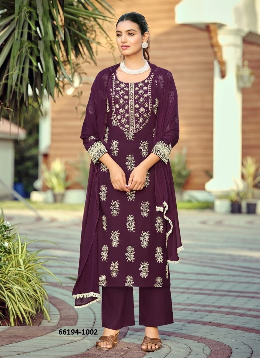 NANDINI - Catalog # 66194 (Set of 6 Readymade Salwar Suits) NANDINI - Catalog # 66194 (Set of 6 Readymade Salwar Suits)