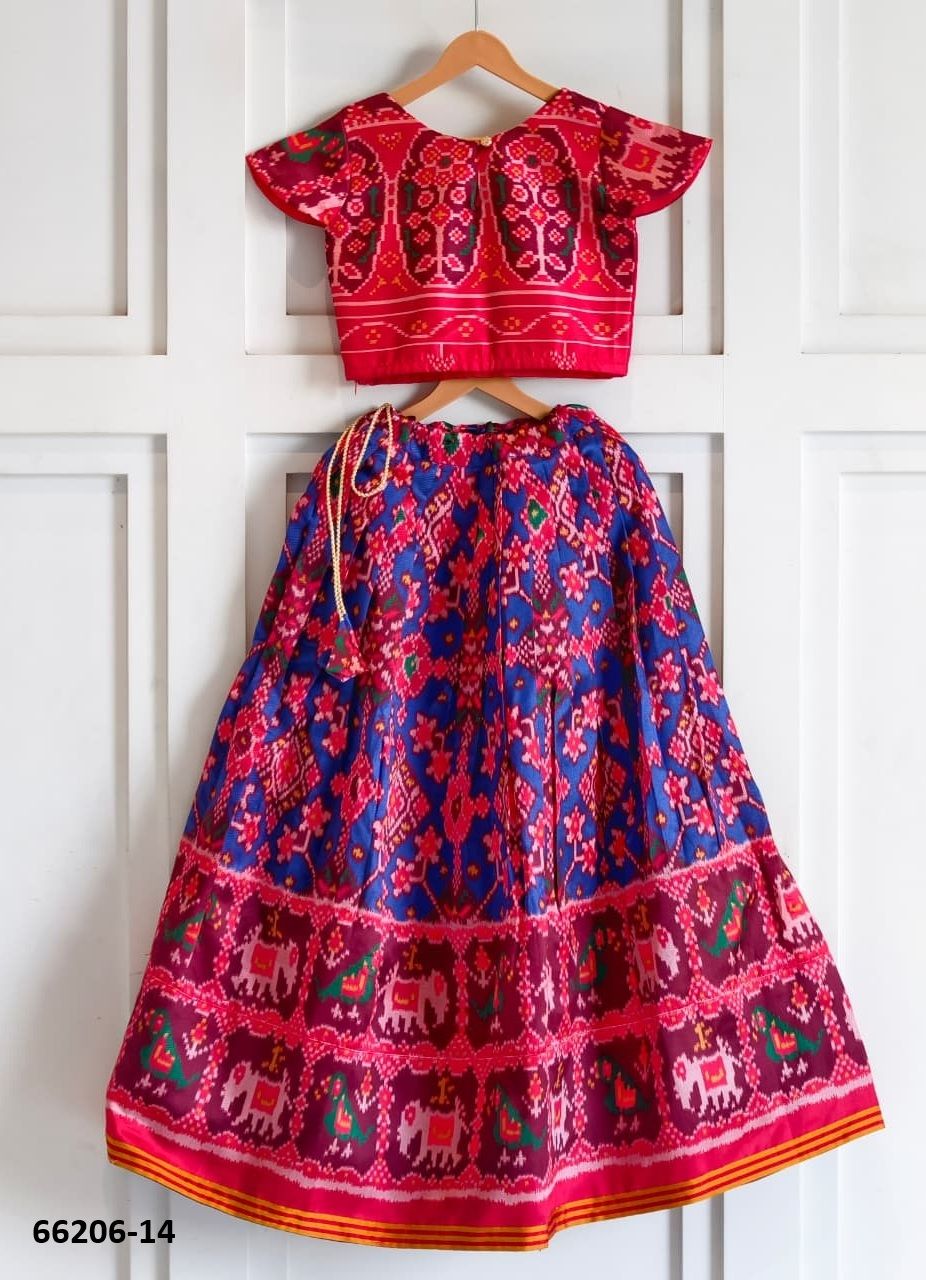 KIDS PATOLA SERIES 12 - Catalog # 66206 (Set of 4 Readymade Lehengas) KIDS PATOLA SERIES 12 - Catalog # 66206 (Set of 4 Readymade Lehengas)