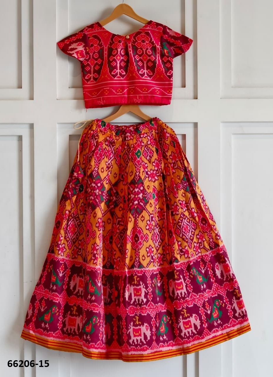 KIDS PATOLA SERIES 12 - Catalog # 66206 (Set of 4 Readymade Lehengas) KIDS PATOLA SERIES 12 - Catalog # 66206 (Set of 4 Readymade Lehengas)