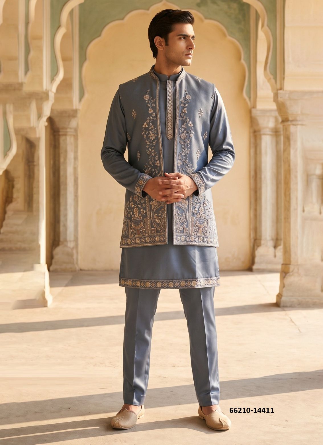 WEDDING COLLECTION 144 - Catalog # 66210 (Set of 11 Men's Ethnic Wear) WEDDING COLLECTION 144 - Catalog # 66210 (Set of 11 Men's Ethnic Wear)
