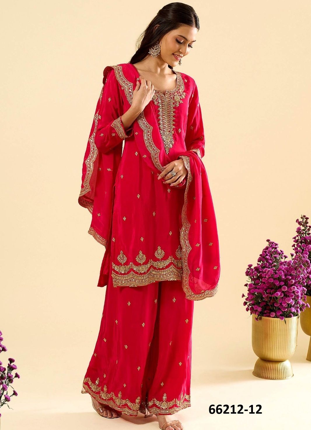 AAROHI - Catalog # 66212 (Set of 2 Readymade Salwar Suits) AAROHI - Catalog # 66212 (Set of 2 Readymade Salwar Suits)