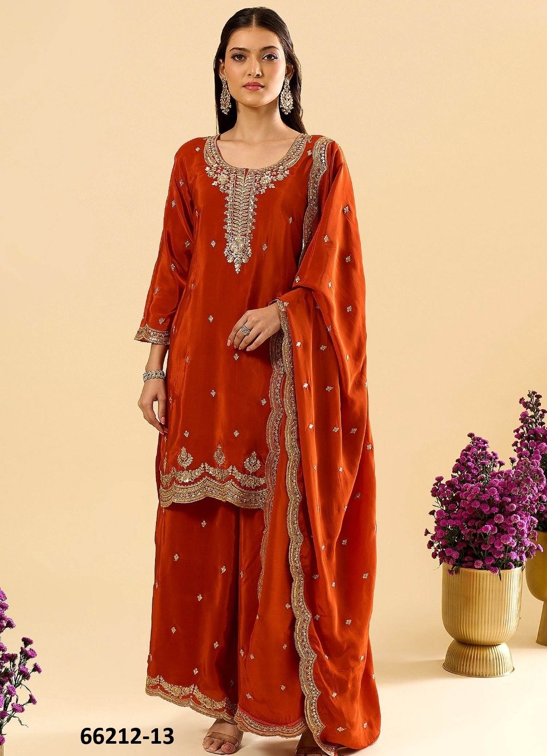 AAROHI - Catalog # 66212 (Set of 2 Readymade Salwar Suits) AAROHI - Catalog # 66212 (Set of 2 Readymade Salwar Suits)