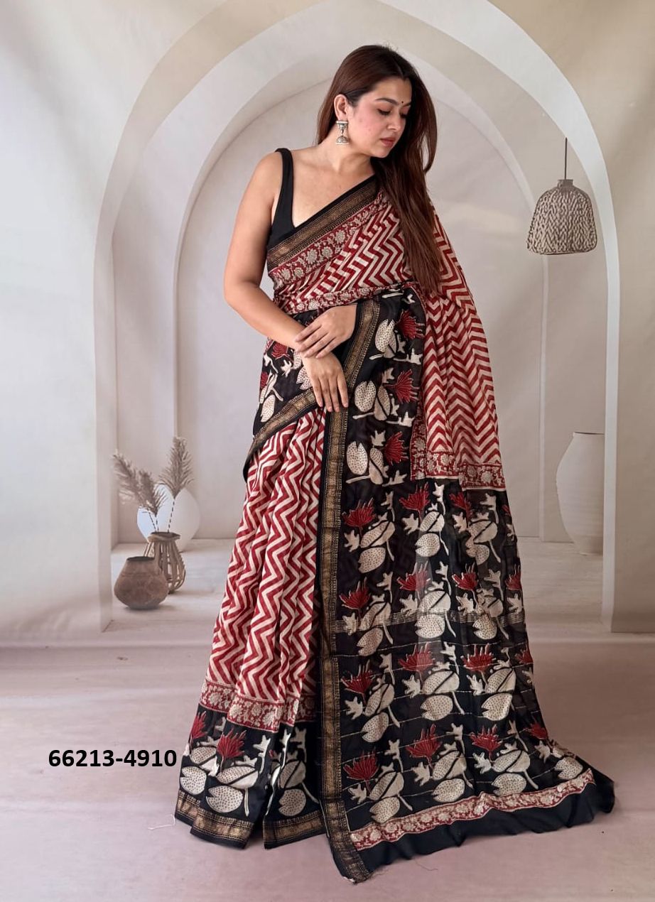 MAHESHWARI SILK 1 - Catalog # 66213 (Set of 12 Sarees)