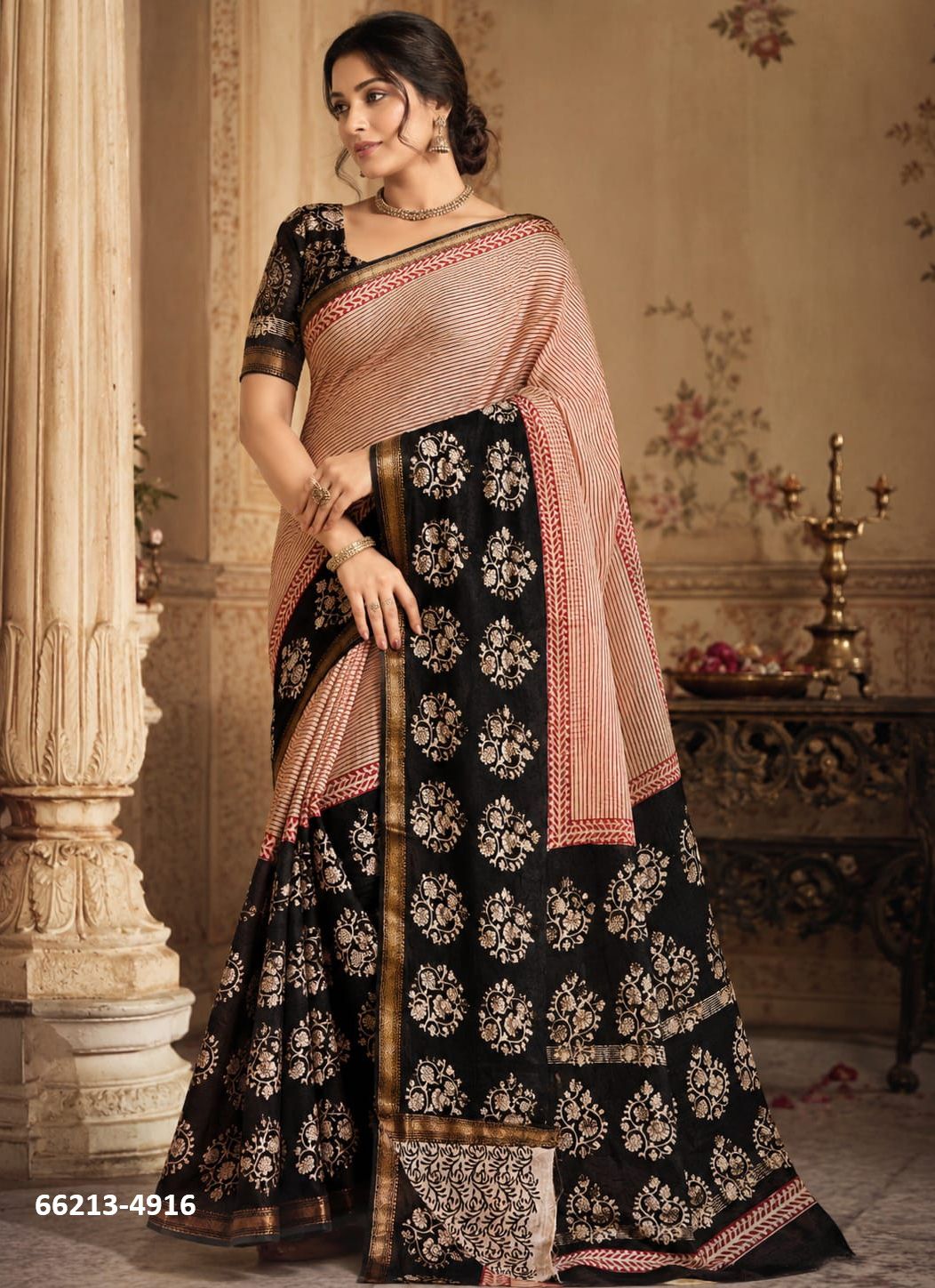 MAHESHWARI SILK 1 - Catalog # 66213 (Set of 12 Sarees)