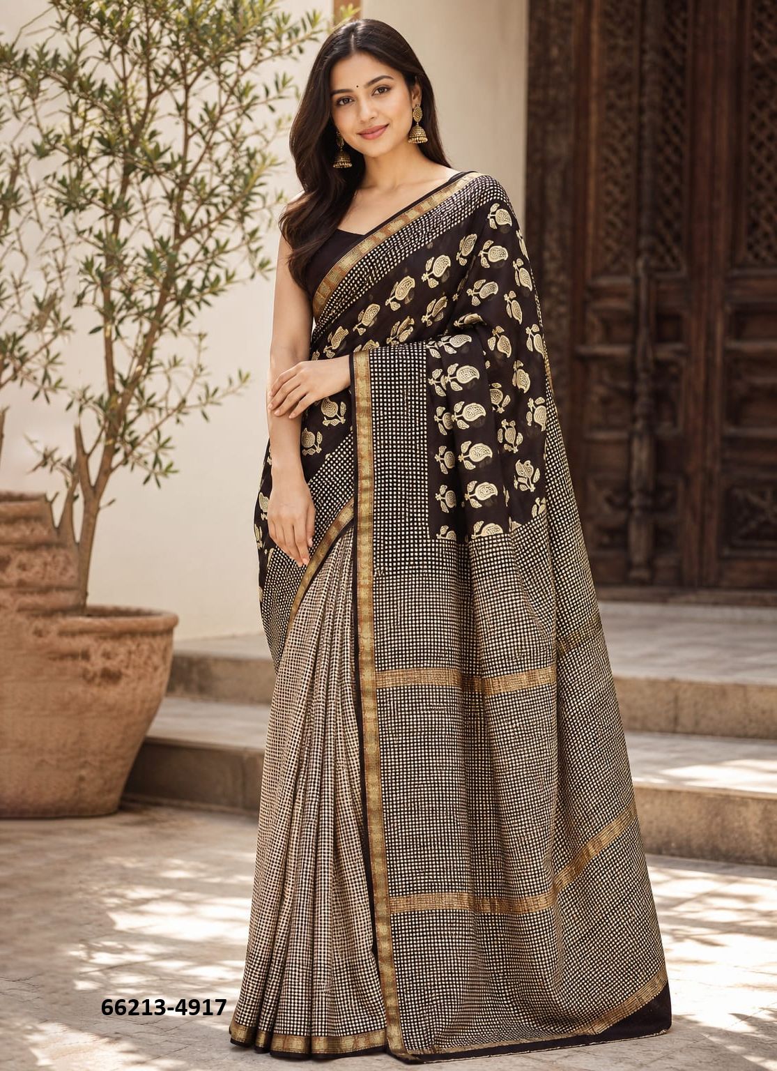 MAHESHWARI SILK 1 - Catalog # 66213 (Set of 12 Sarees)