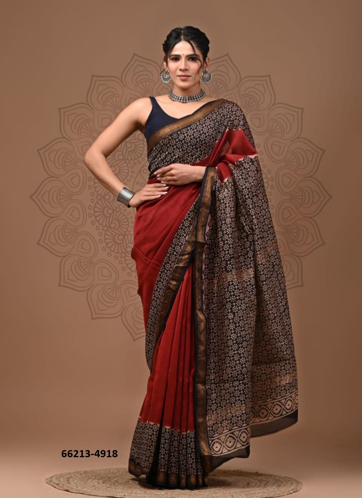 MAHESHWARI SILK 1 - Catalog # 66213 (Set of 12 Sarees)