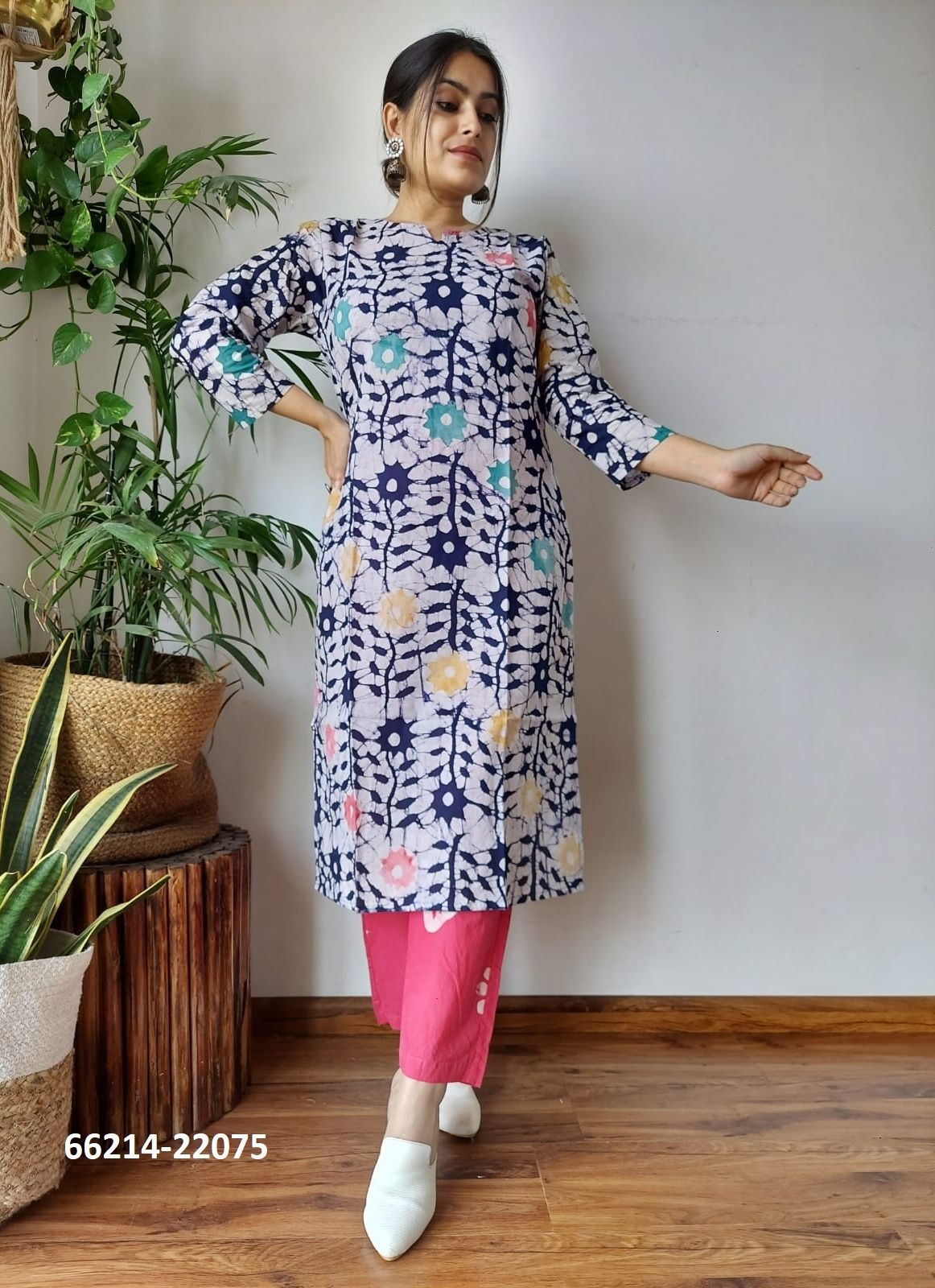 HAND BLOCK PRINTED CO-ORD SETS 1 - Catalog # 66214 (Set of 9 Tops With Bottoms) HAND BLOCK PRINTED CO-ORD SETS 1 - Catalog # 66214 (Set of 9 Tops With Bottoms)