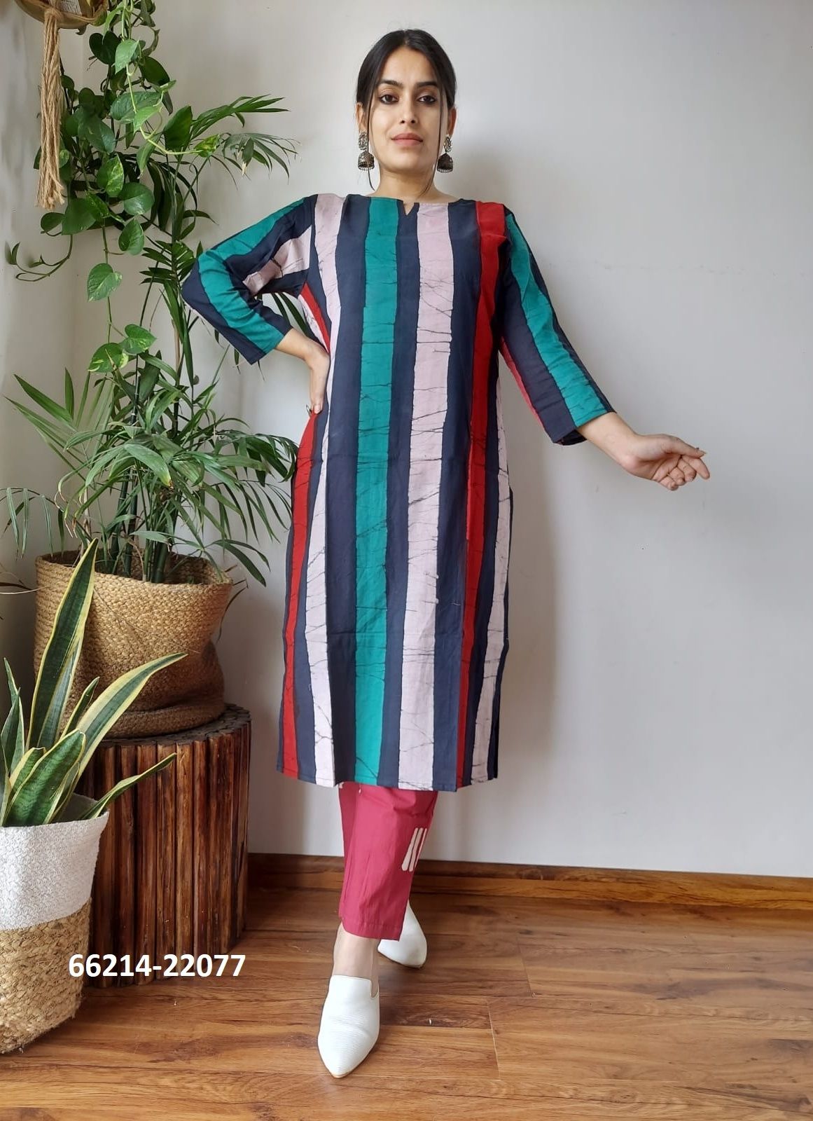 HAND BLOCK PRINTED CO-ORD SETS 1 - Catalog # 66214 (Set of 9 Tops With Bottoms) HAND BLOCK PRINTED CO-ORD SETS 1 - Catalog # 66214 (Set of 9 Tops With Bottoms)