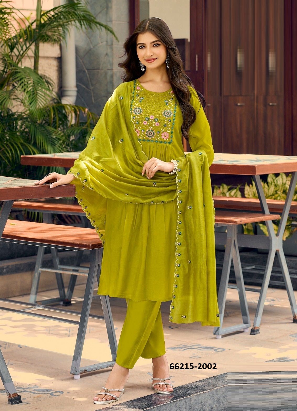 VAARI 2 - Catalog # 66215 (Set of 6 Readymade Salwar Suits) VAARI 2 - Catalog # 66215 (Set of 6 Readymade Salwar Suits)