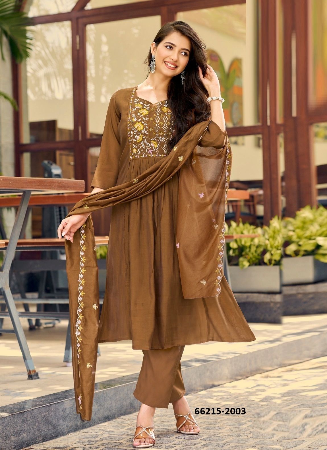 VAARI 2 - Catalog # 66215 (Set of 6 Readymade Salwar Suits) VAARI 2 - Catalog # 66215 (Set of 6 Readymade Salwar Suits)