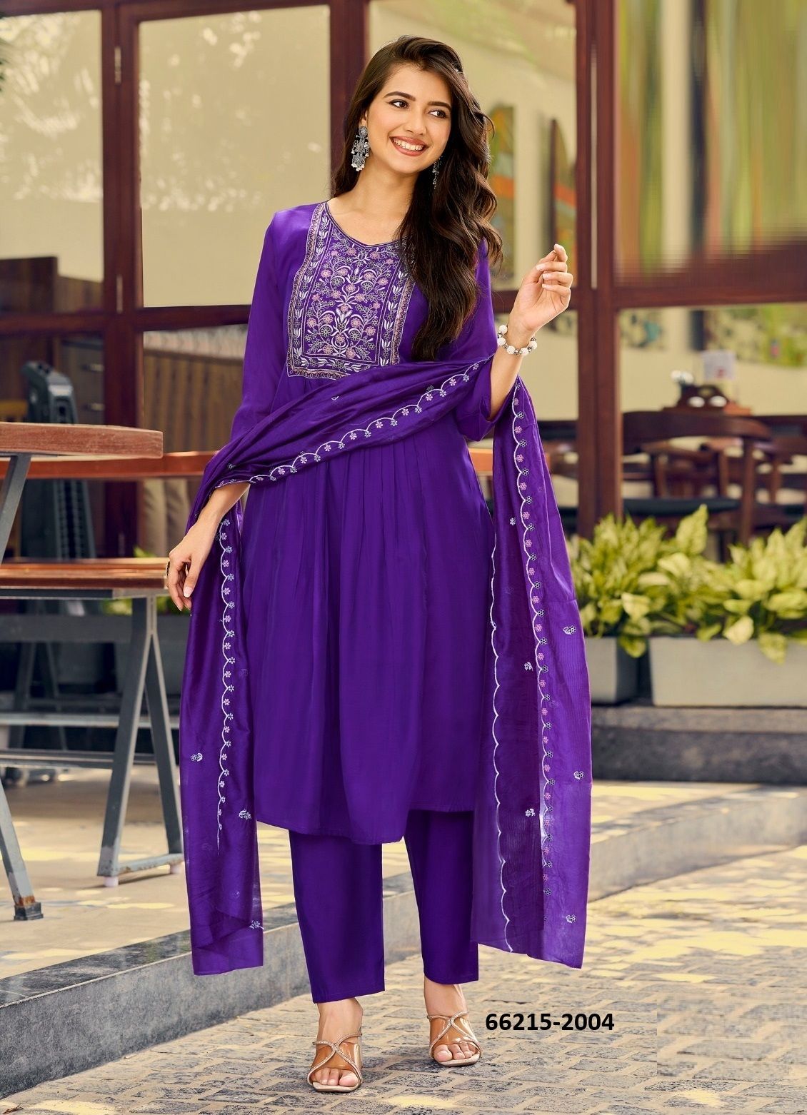 VAARI 2 - Catalog # 66215 (Set of 6 Readymade Salwar Suits) VAARI 2 - Catalog # 66215 (Set of 6 Readymade Salwar Suits)