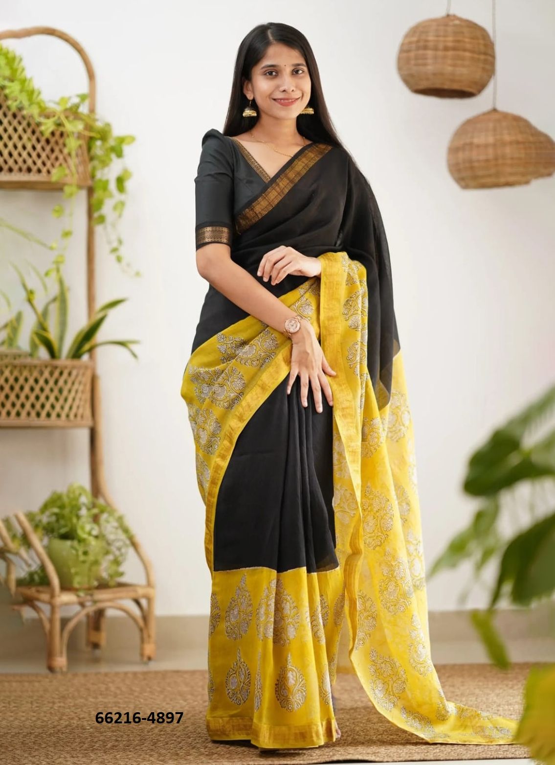 MAHESHWARI SILK 2 - Catalog # 66216 (Set of 12 Sarees)