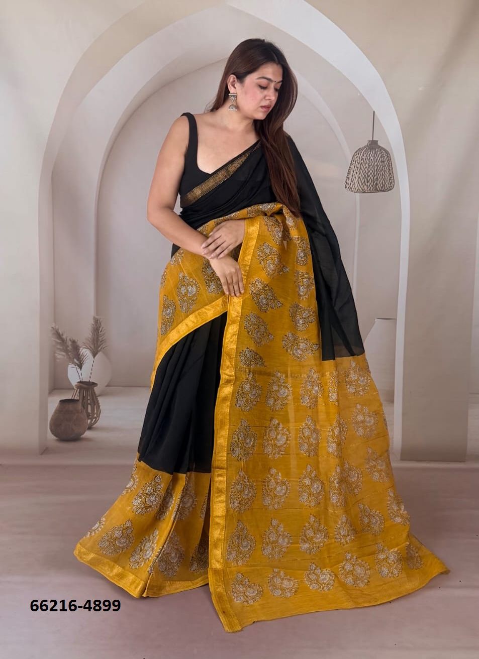 MAHESHWARI SILK 2 - Catalog # 66216 (Set of 12 Sarees)