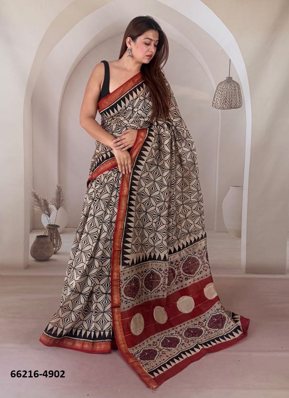 MAHESHWARI SILK 2 - Catalog # 66216 (Set of 12 Sarees)